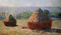 Monet, Claude Oscar - Grainstacks at the End of Summer, Morning Effect